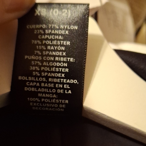 Avia Women's Black Hooded Blazer Utility Jacket XS - Picture 4 of 13